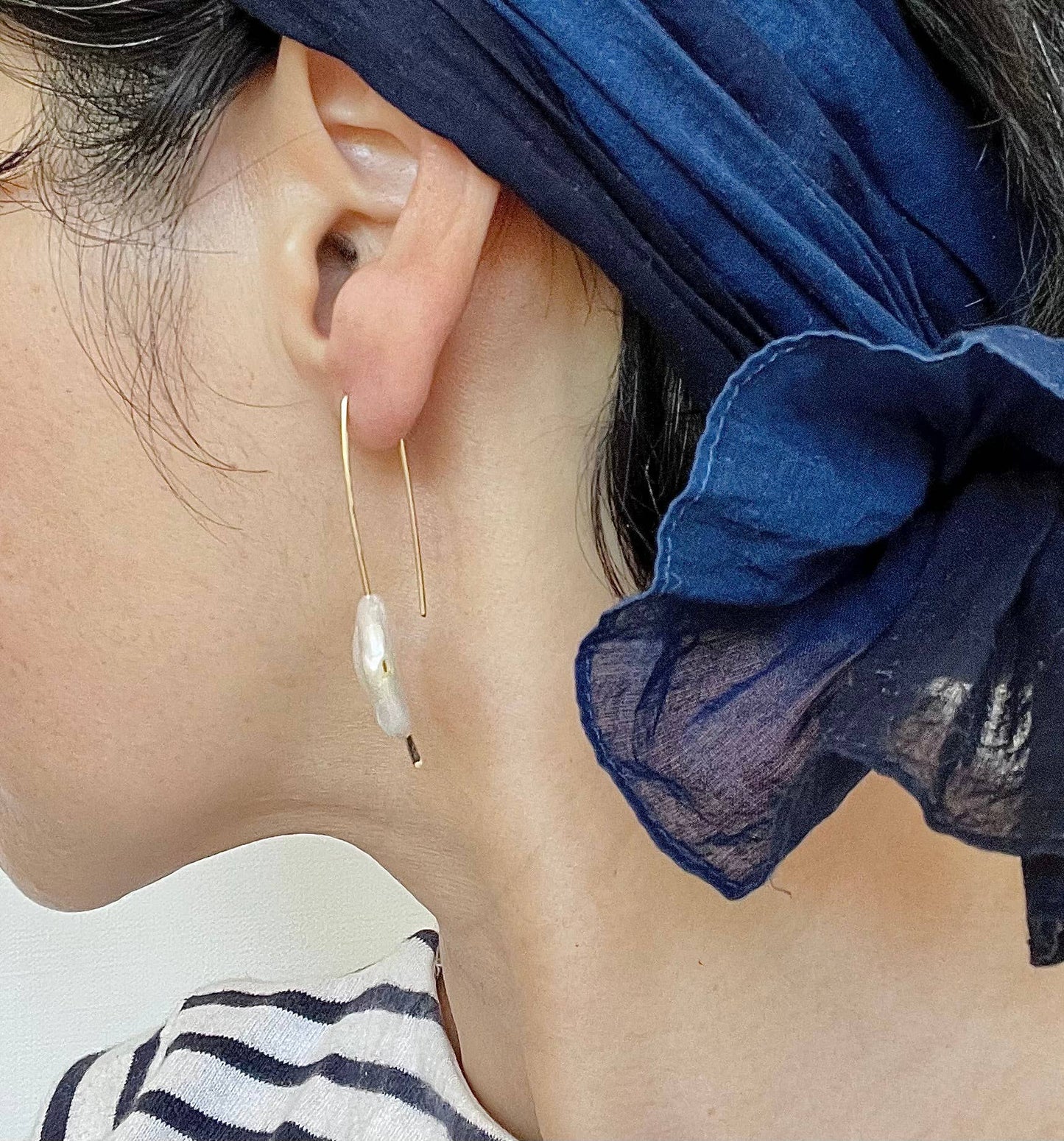 Queen pearl earrings