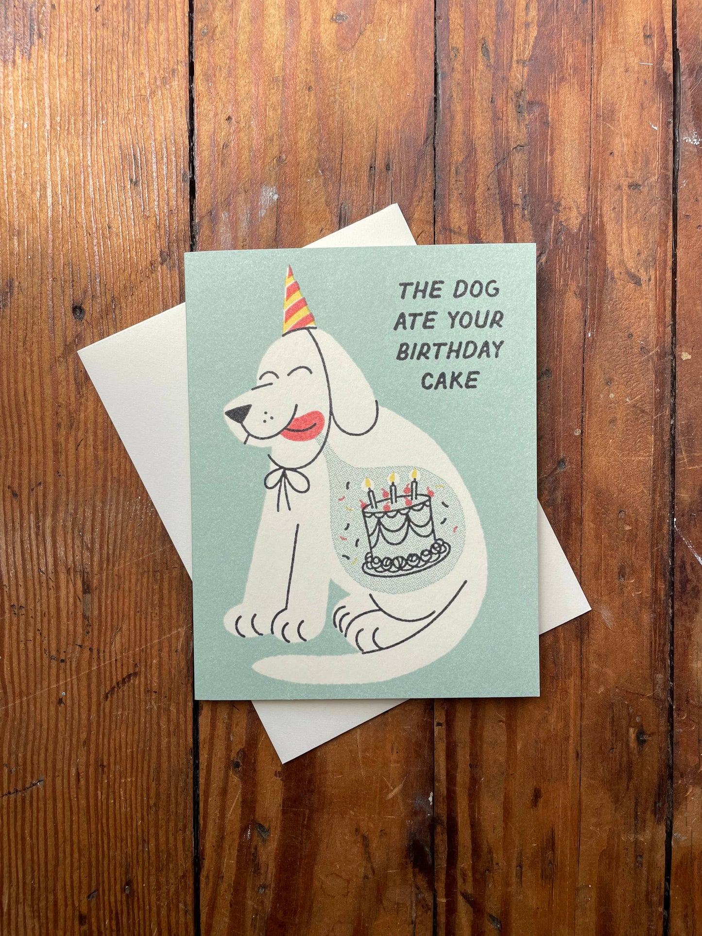 Dog Ate Your Cake Birthday Card