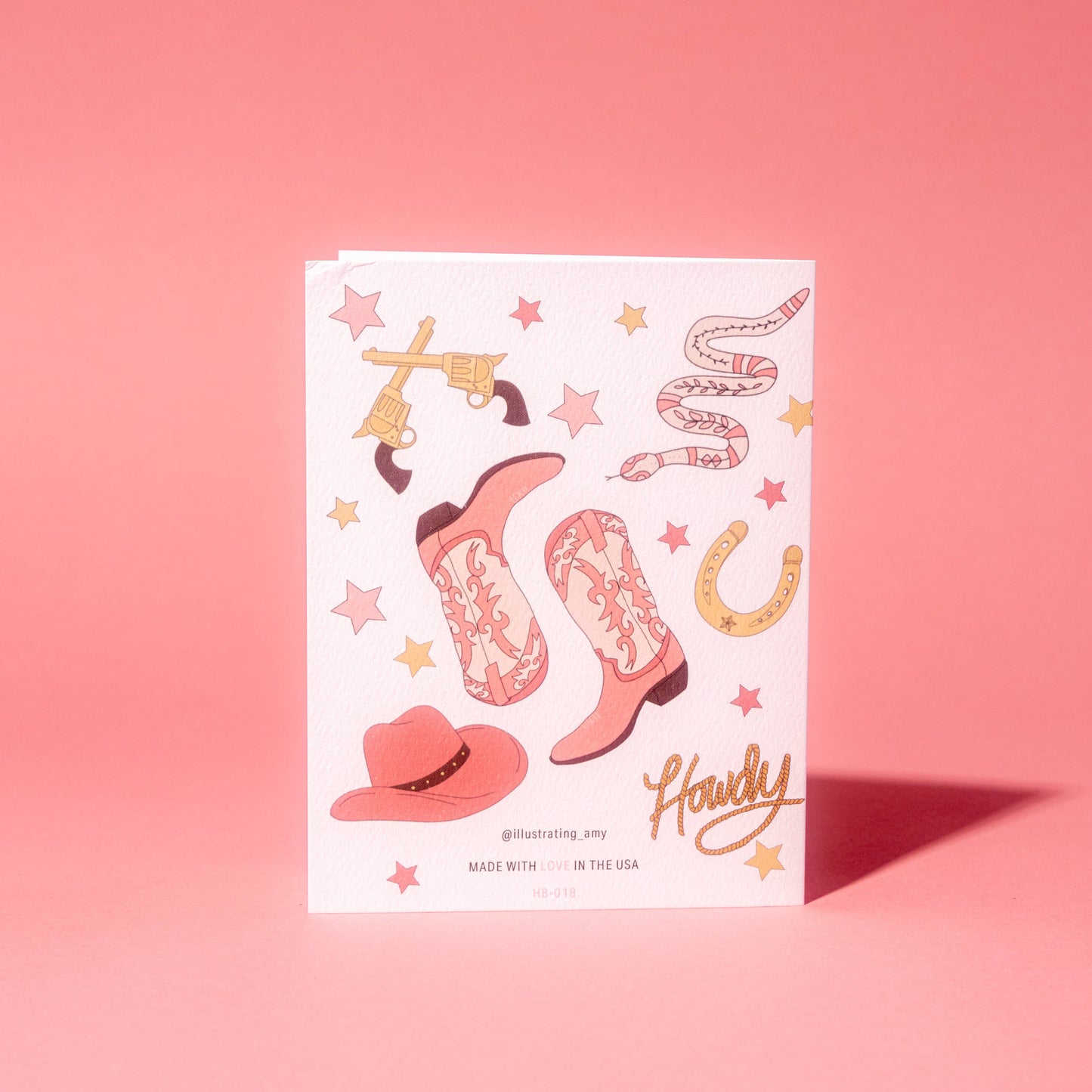 Happy Birthday Cowgirl Card