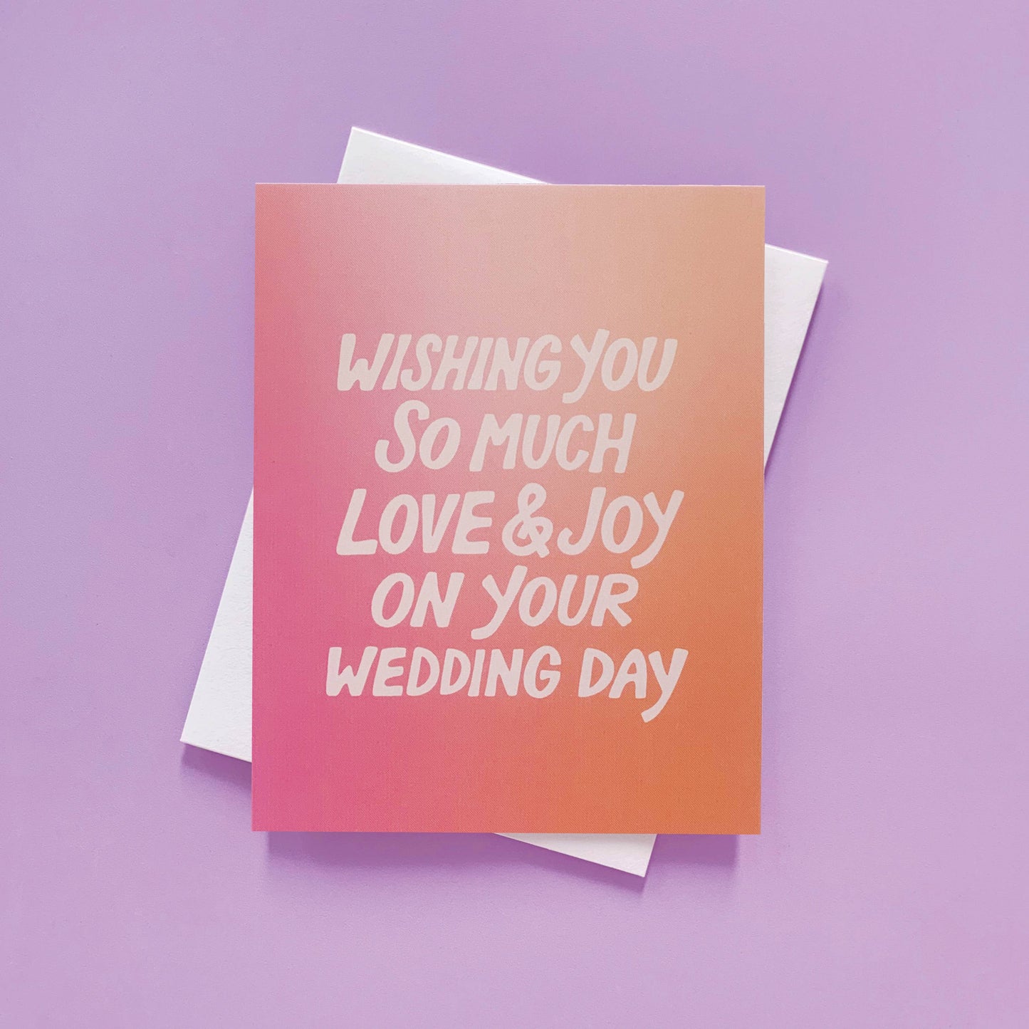 Love & Joy - Wedding Card