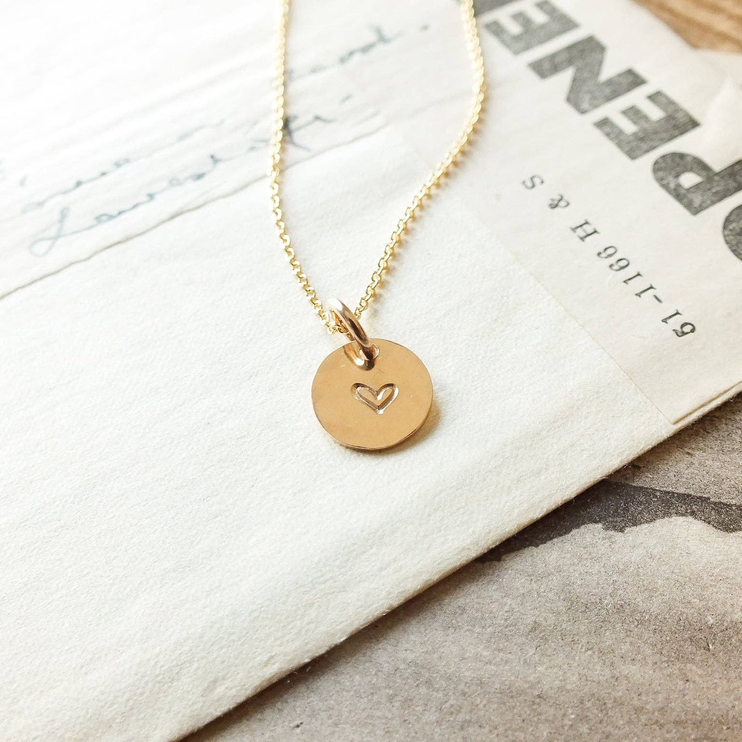 Heart Necklace: Sterling Silver