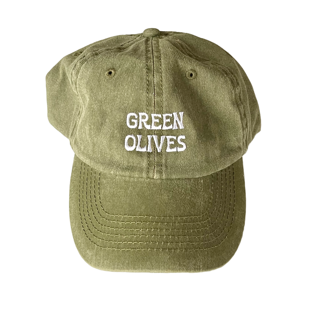 Green Olives Deli Baseball Cap Dad Hat