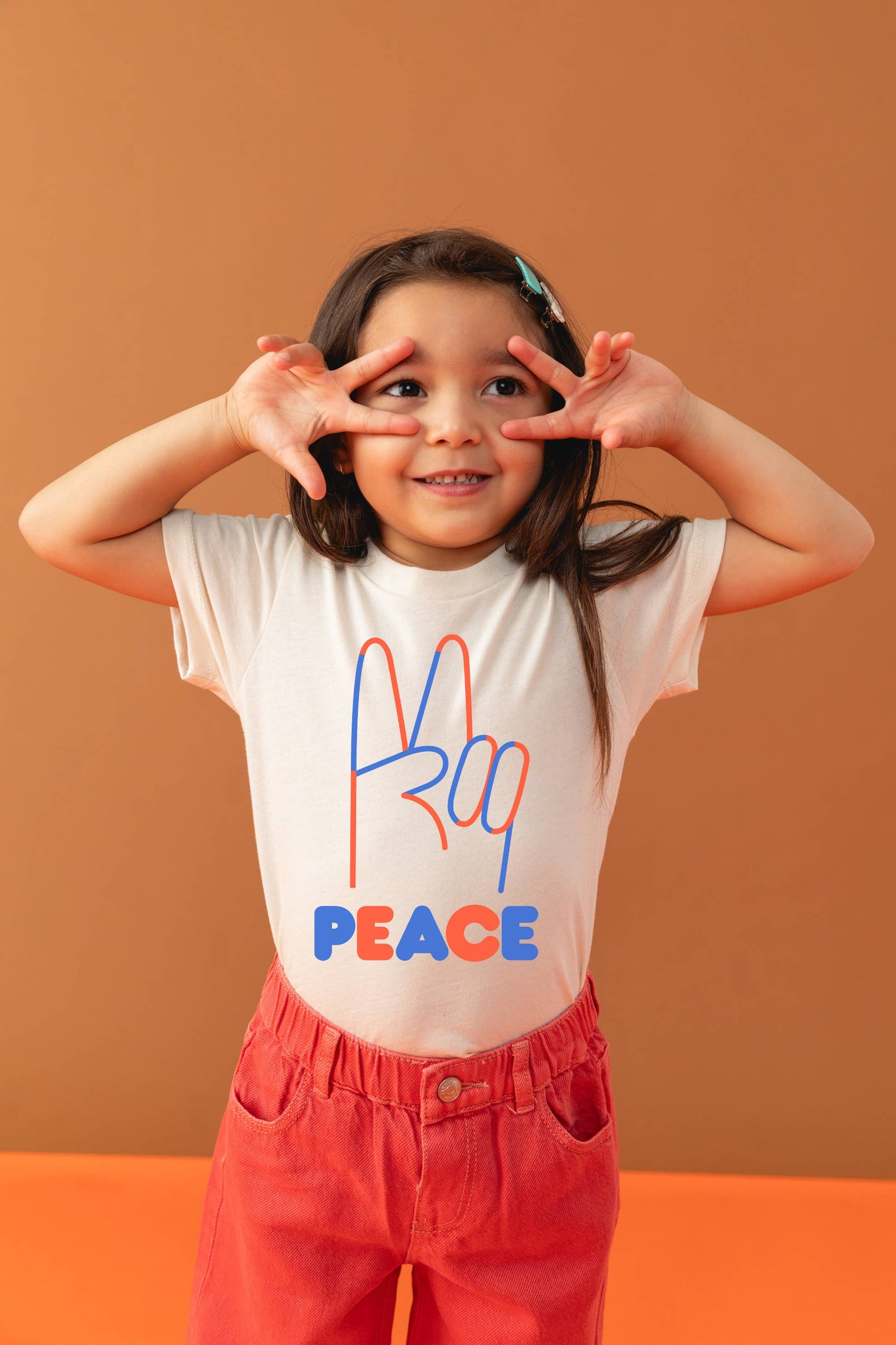 Peace Kid's Fourth of July Graphic Tee: 3-6 months