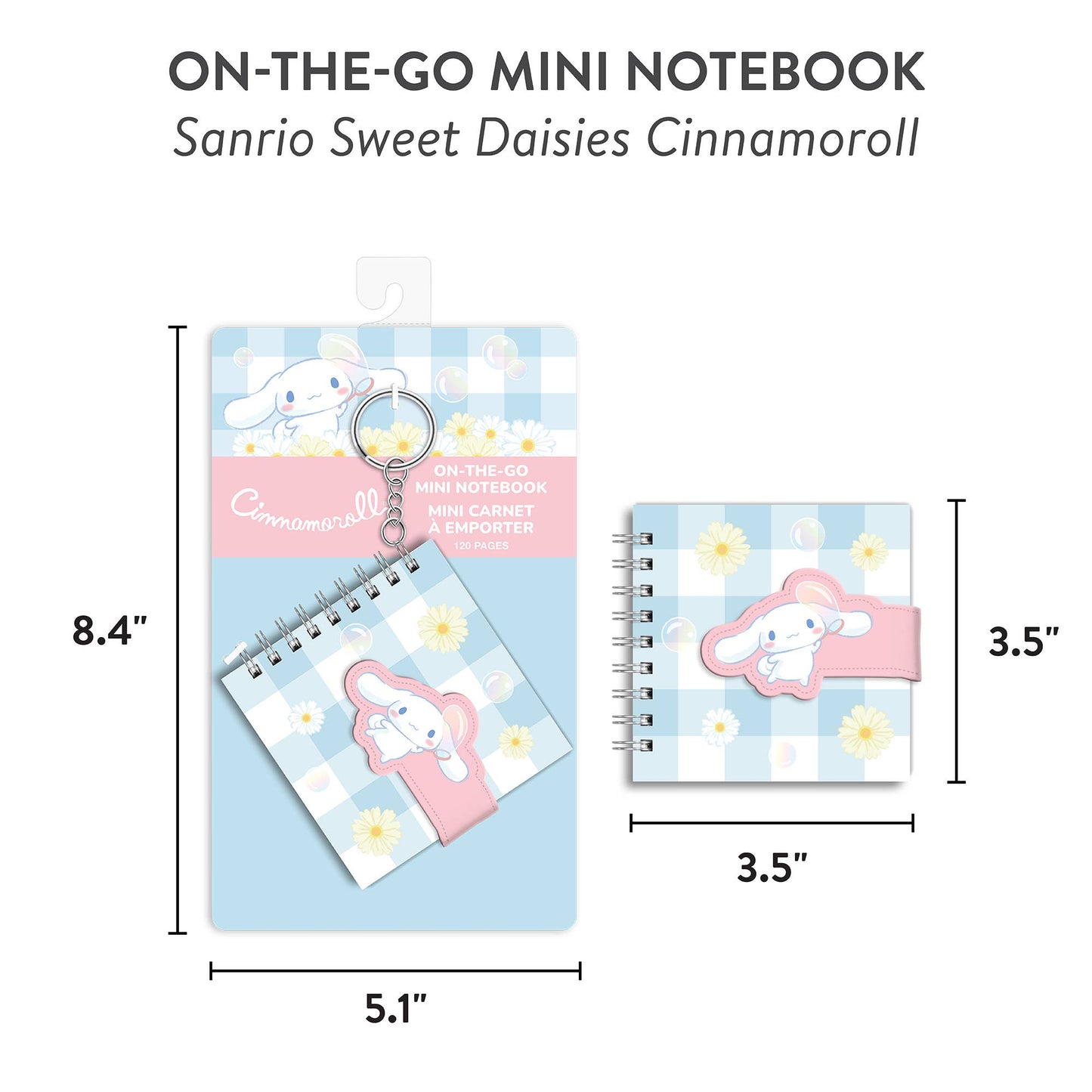 Sanrio Sweet Daisies Cinnamoroll™ On-the-Go Mini Notebook