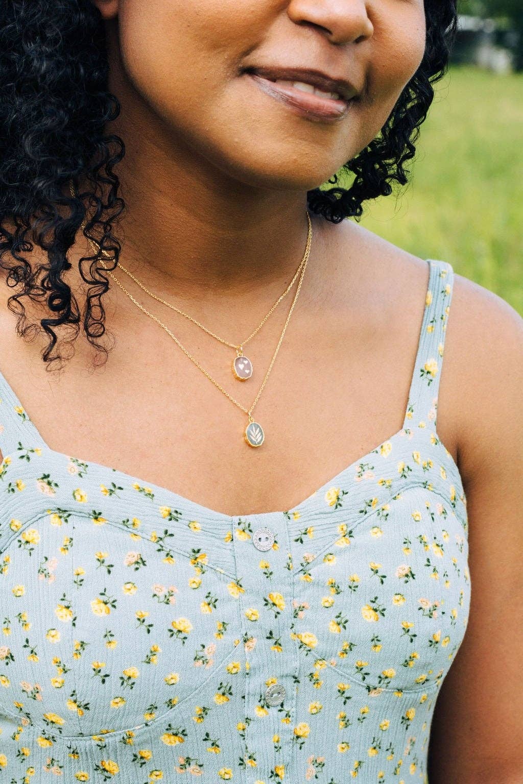 Gemstone Symbol 16 "Necklace | Black Sunstone Planet