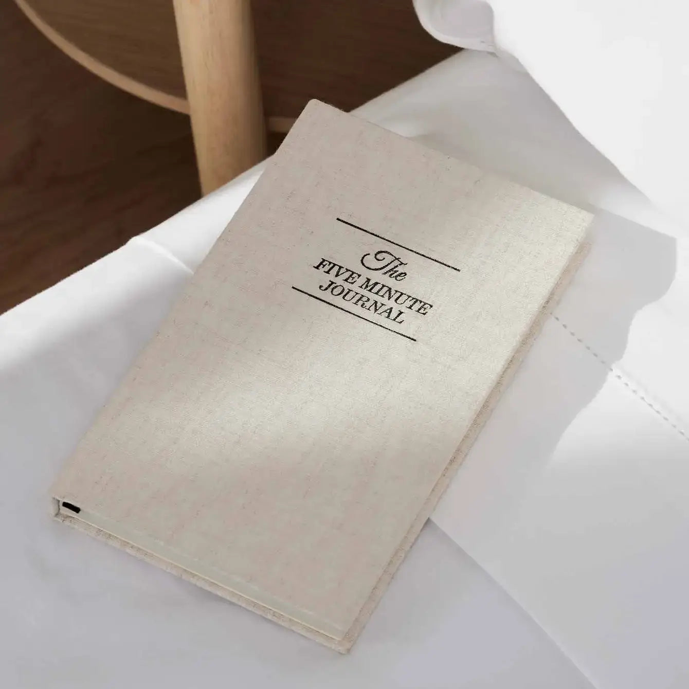 The Five Minute Daily Guided Gratitude Linen Journal