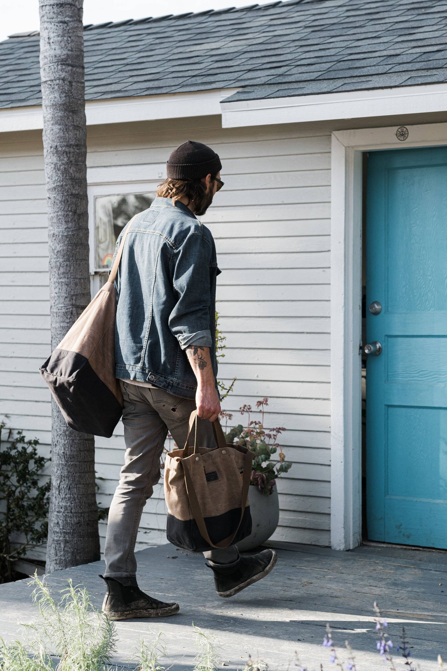 Neelum Market Tote Bag - Waxed Canvas Bag