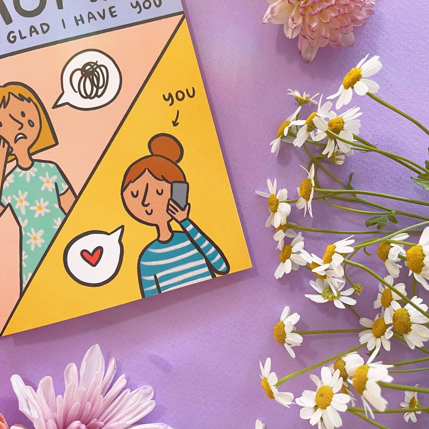 Glad I Have You Mom Greeting Card