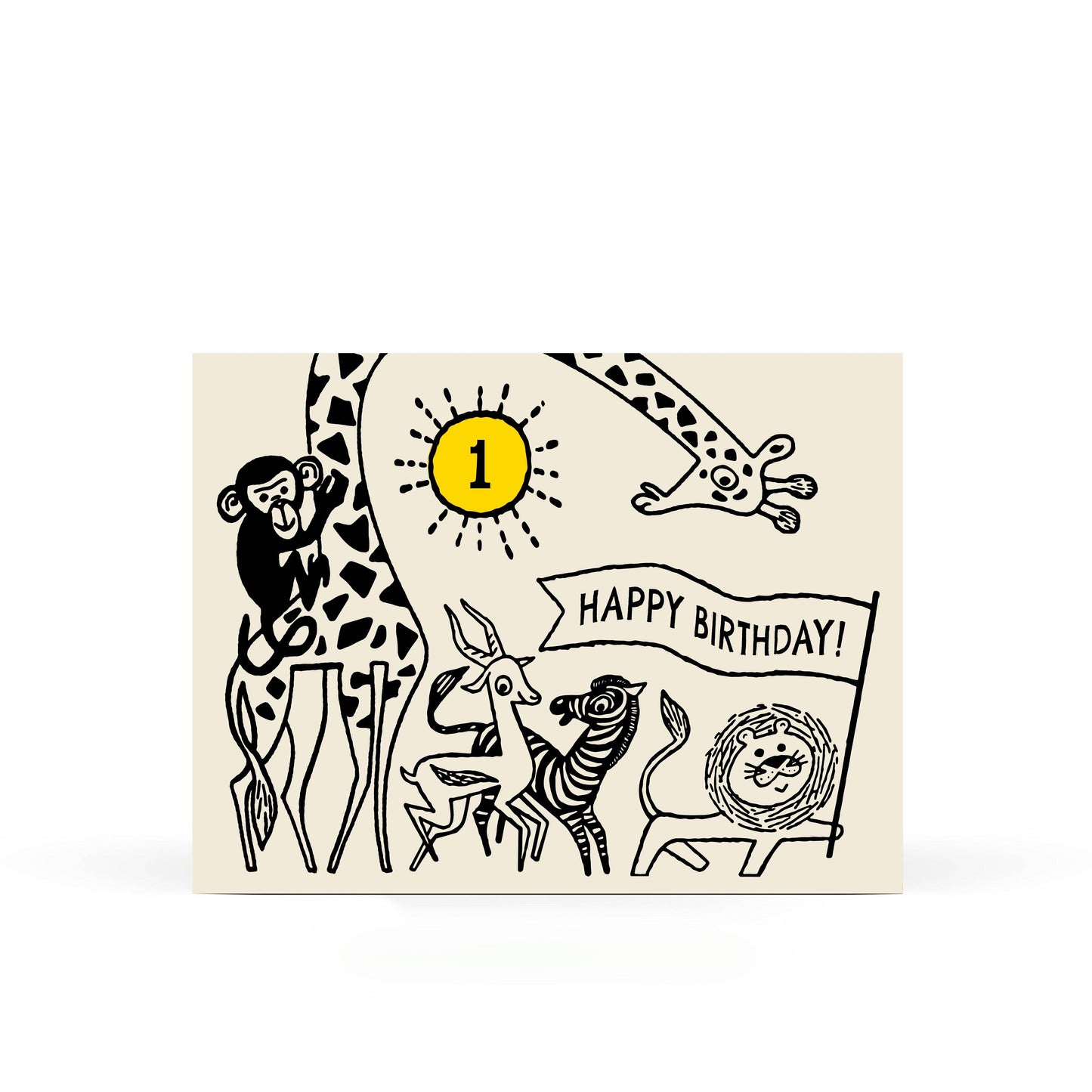 First Birthday Parade Card