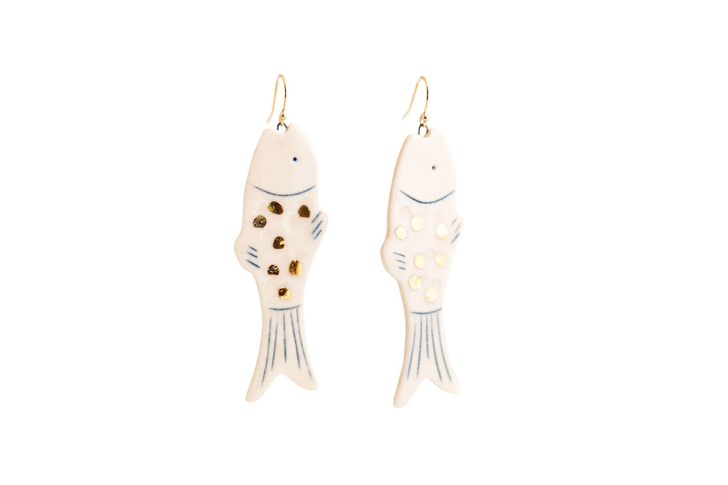 Little Fish Earrings | Alive Bright Blue