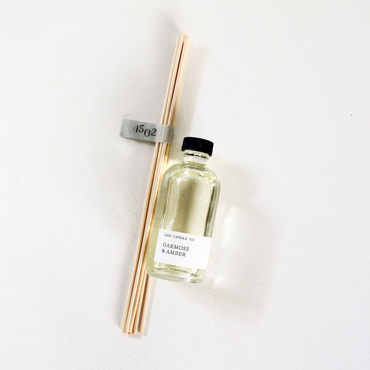 1502 Reed Diffuser | Oakmoss & Amber