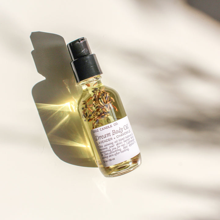 1502 Candle Co. Bath & Body Oil | Dream Lavender & Chamomile