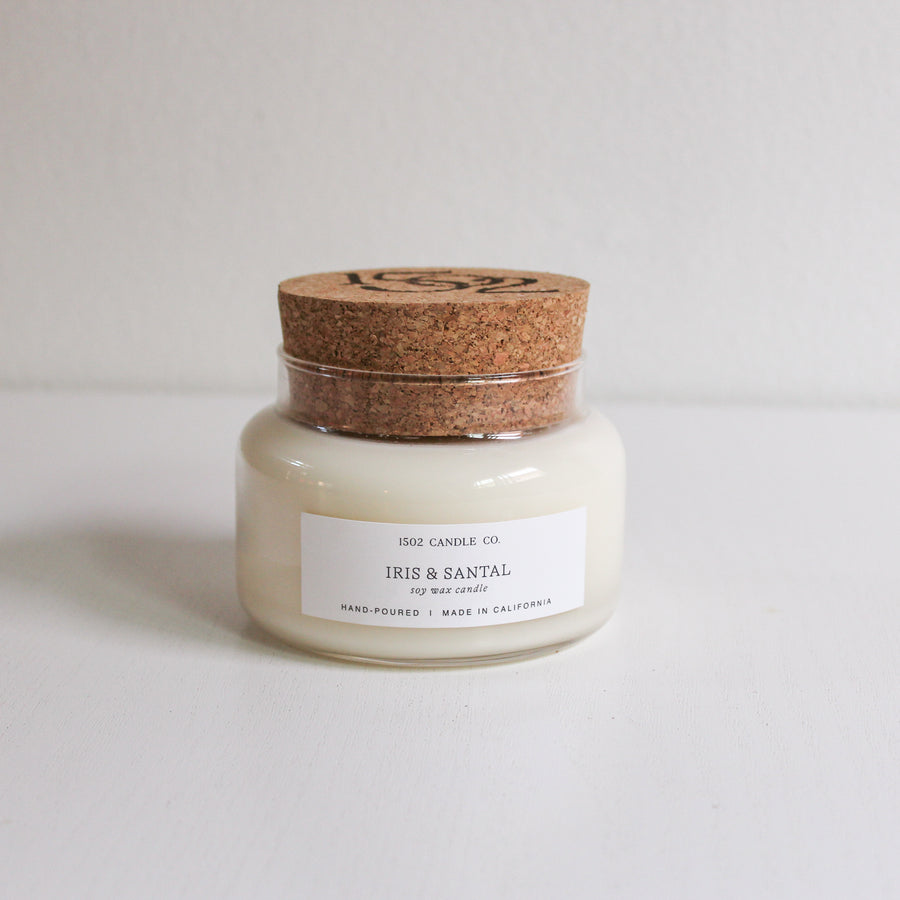 1502 Apothecary Jar Candle | Iris & Santal