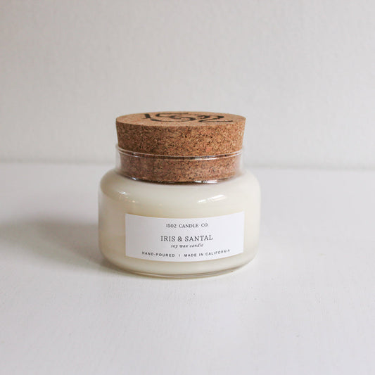 1502 Apothecary Jar Candle | Iris & Santal