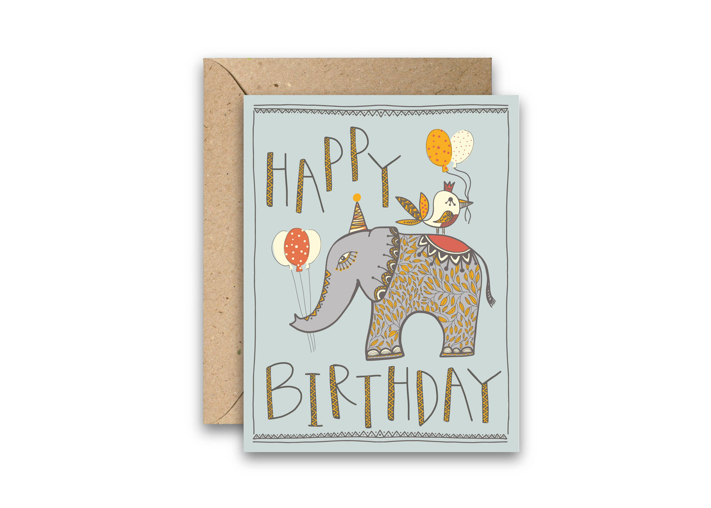 Elephant Birthday Card