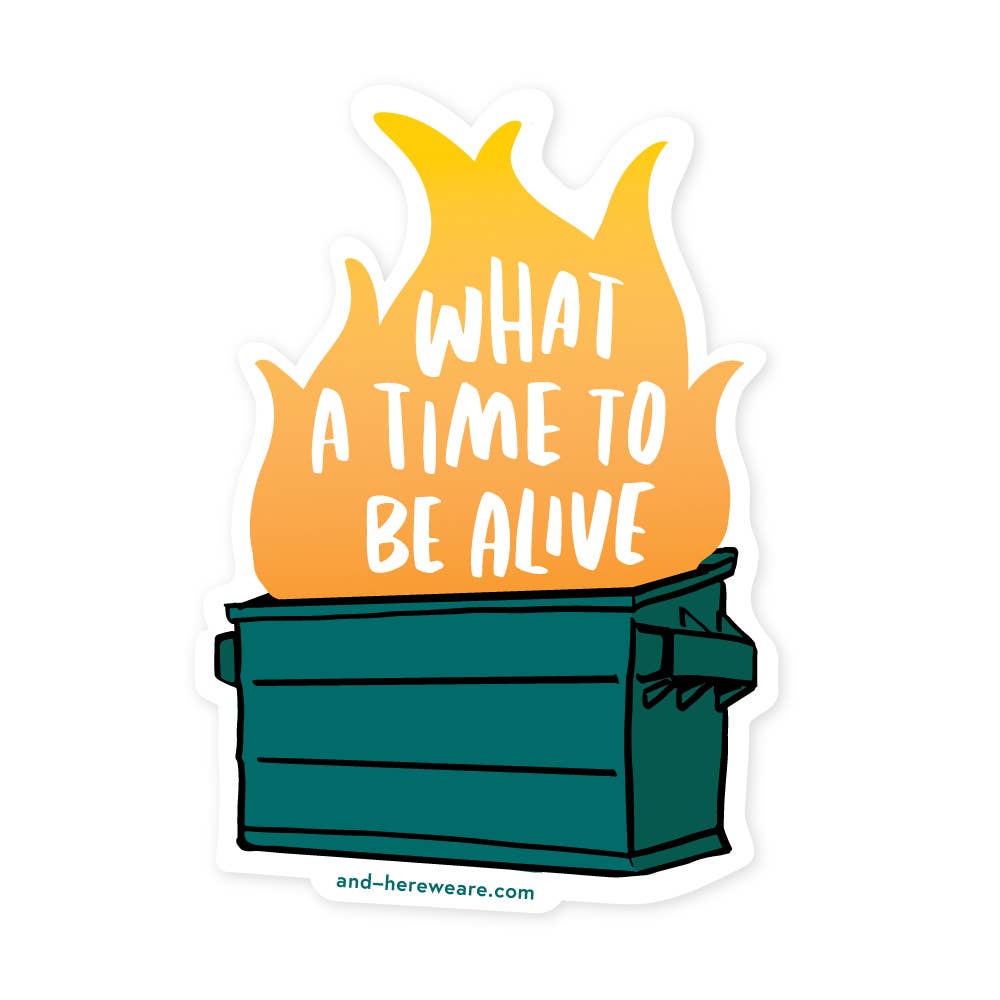 Vinyl Sticker | Dumpster Fire