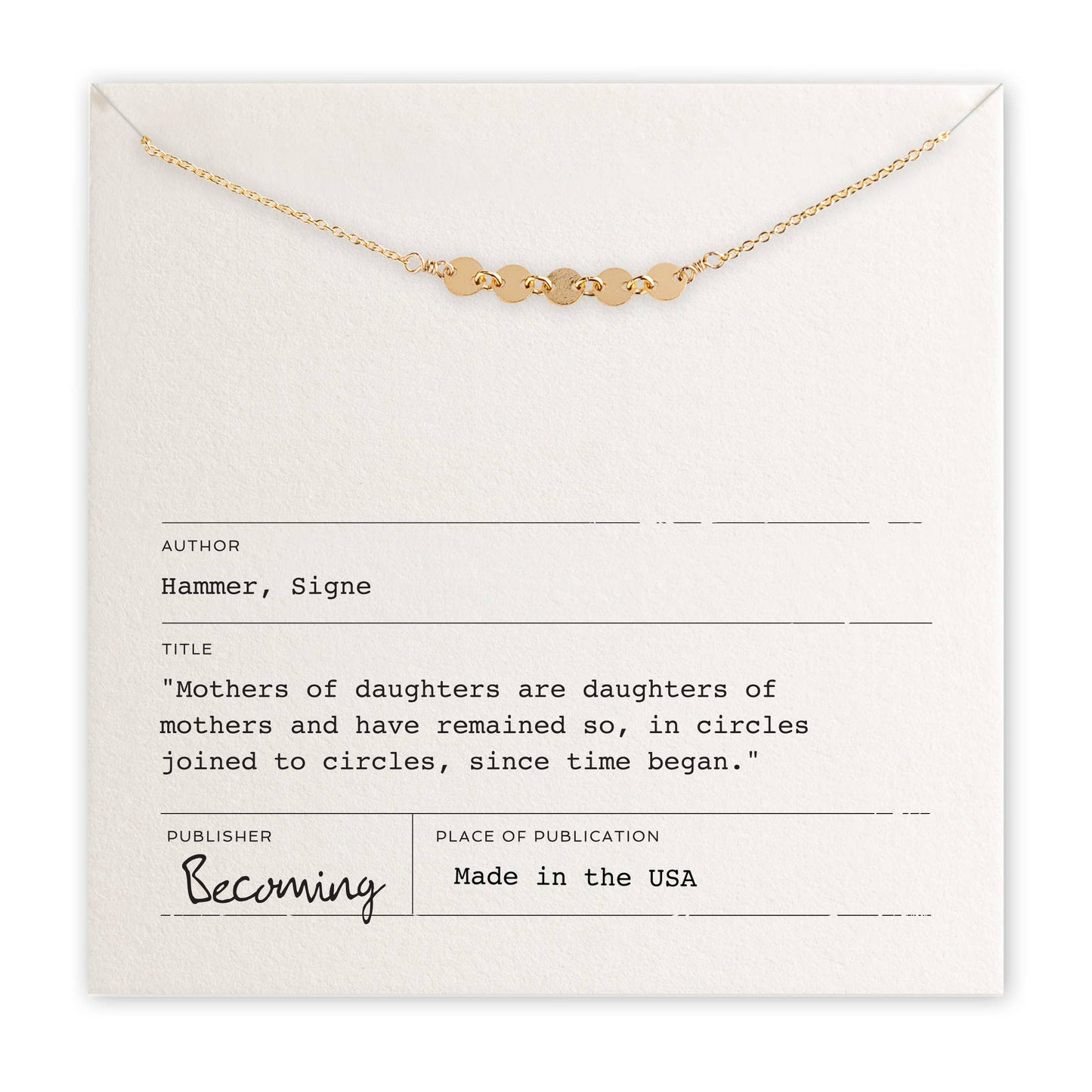 Mothers & Daughters Necklace | Sterling Silver