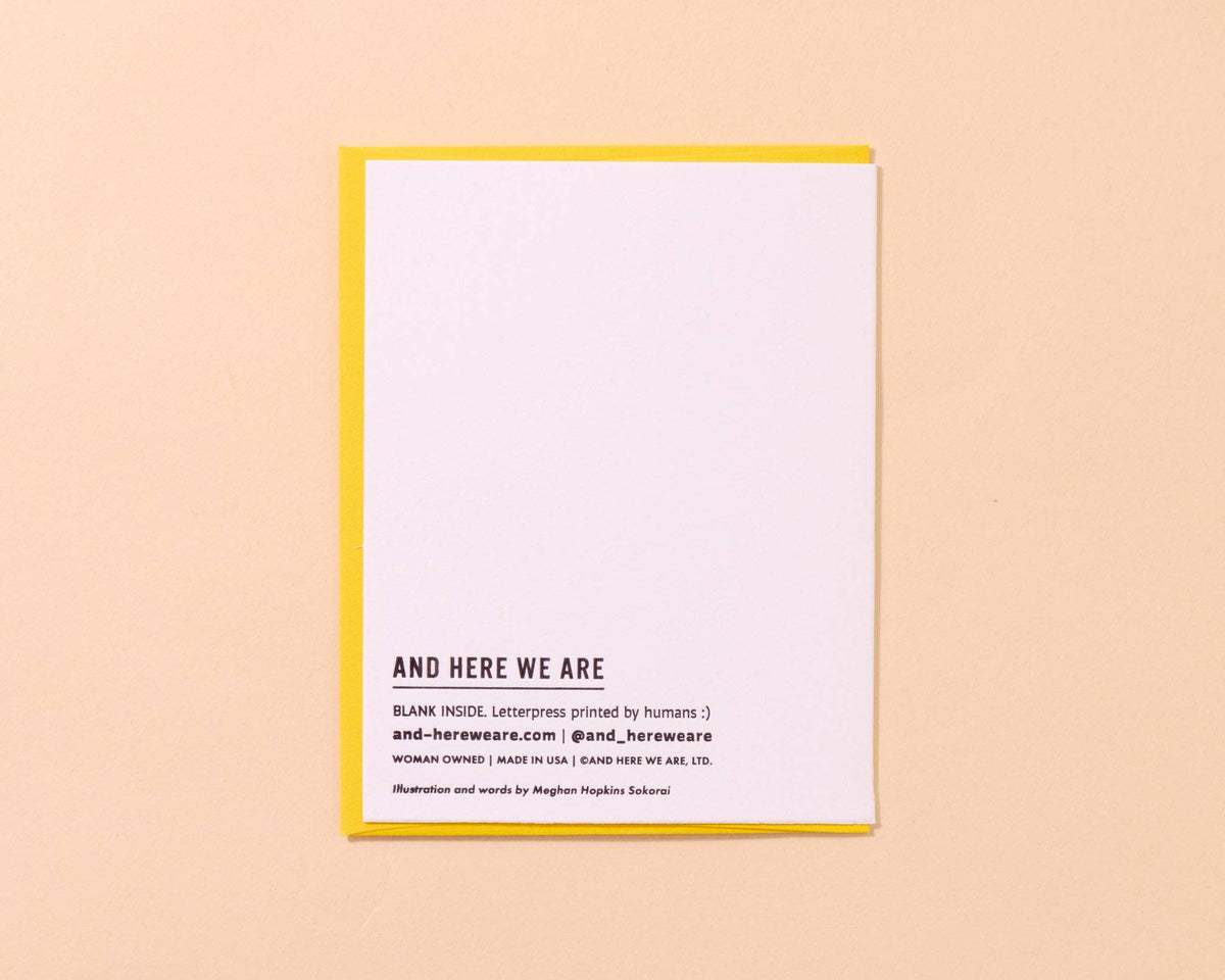 Letterpress Birthday Card—Very Happy Birthday (Cake, Cute)