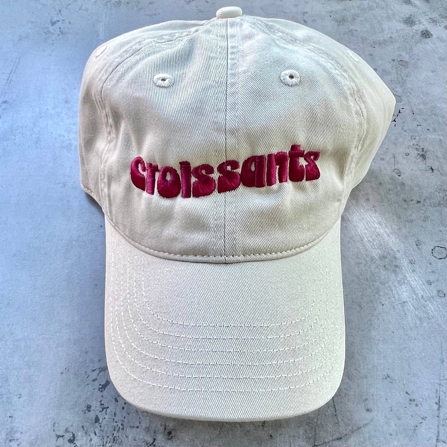 Croissants Baseball Cap Dad Hat foodie Chef bakery