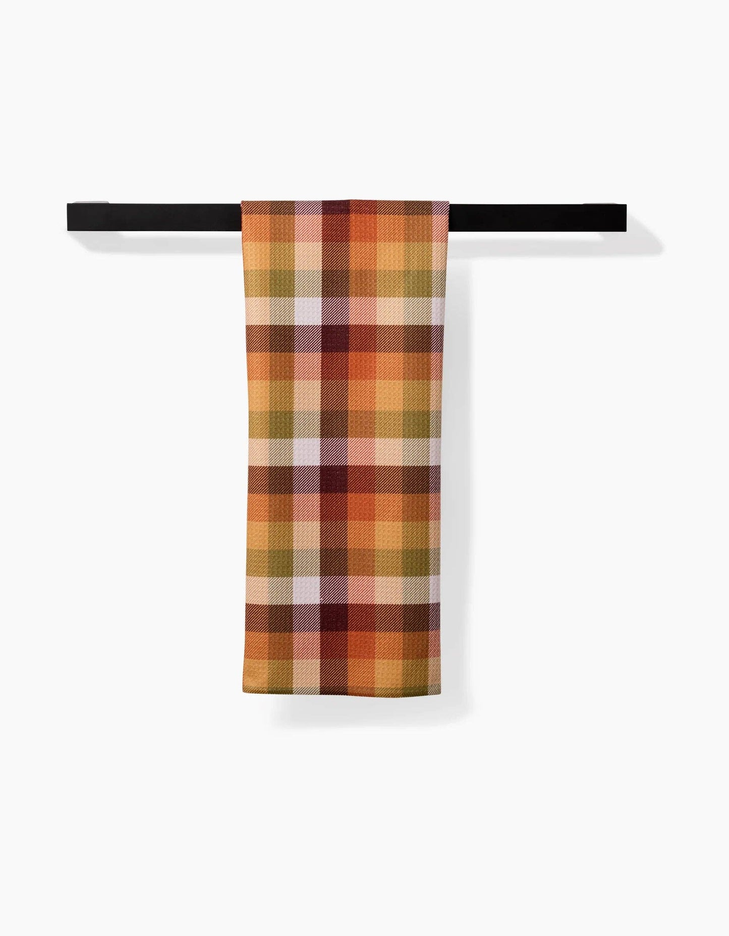 Rustic Autumn Plaid Tea Towel