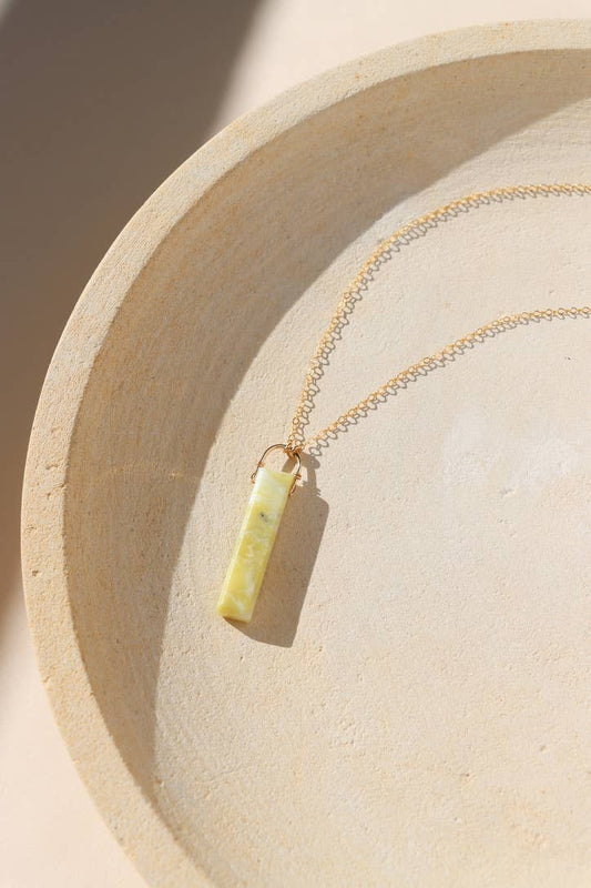 Serpentine Pendant I  14k Gold Fill / 18"