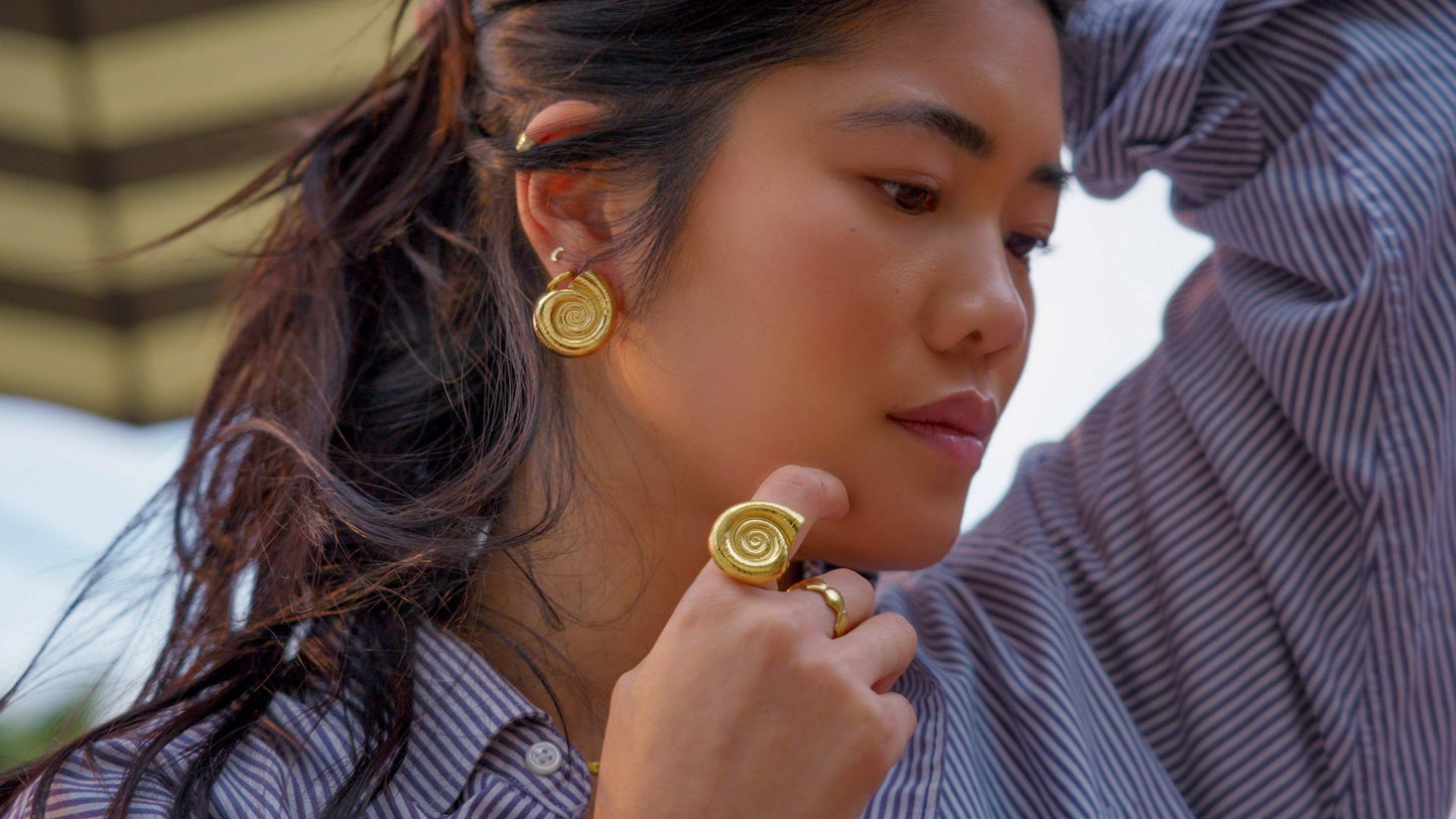 Shore Thing Ring - 18K Gold Plated