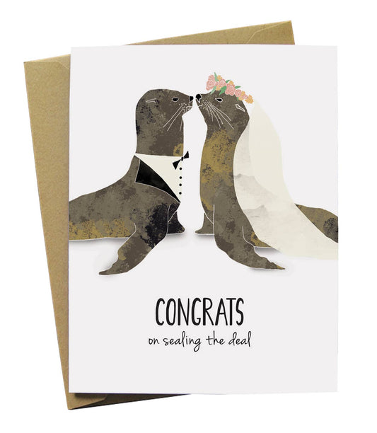 Seals Wedding Card