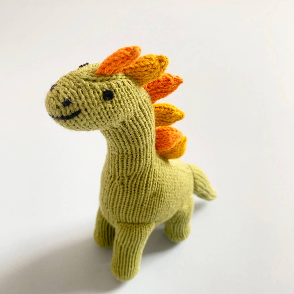 Brachiosaurus Dinosaur Baby Rattle