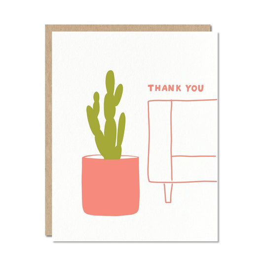 Potted Cactus Card