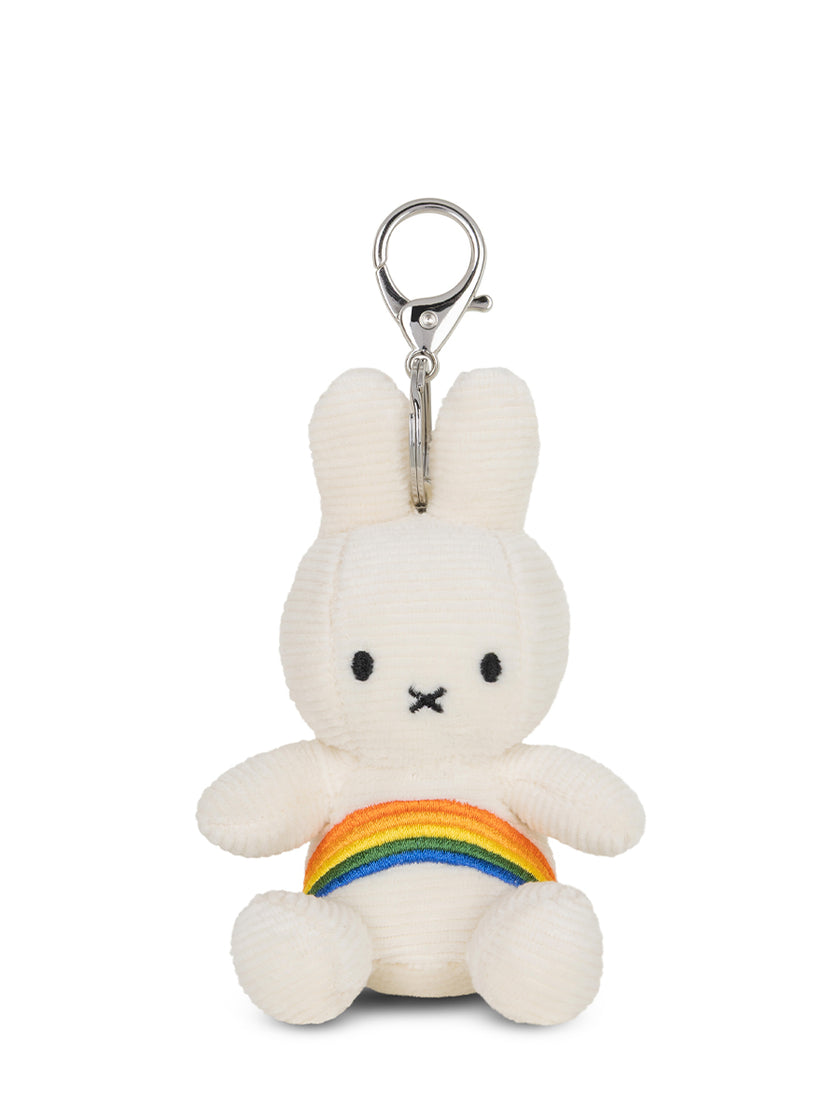 Miffy Rainbow Keychain Offwhite 4"