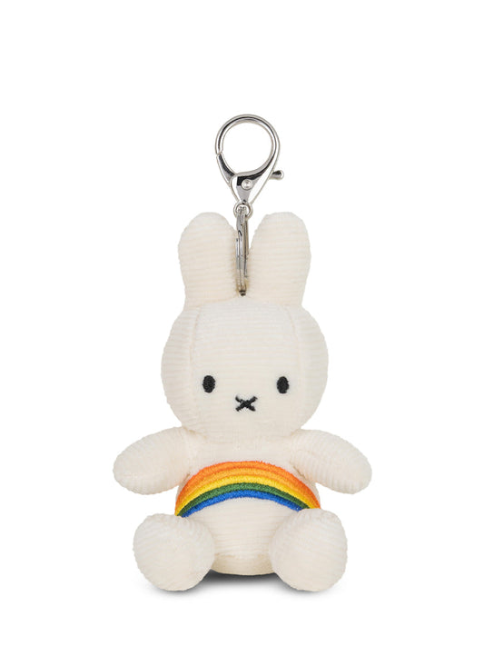 Miffy Rainbow Keychain Offwhite 4"