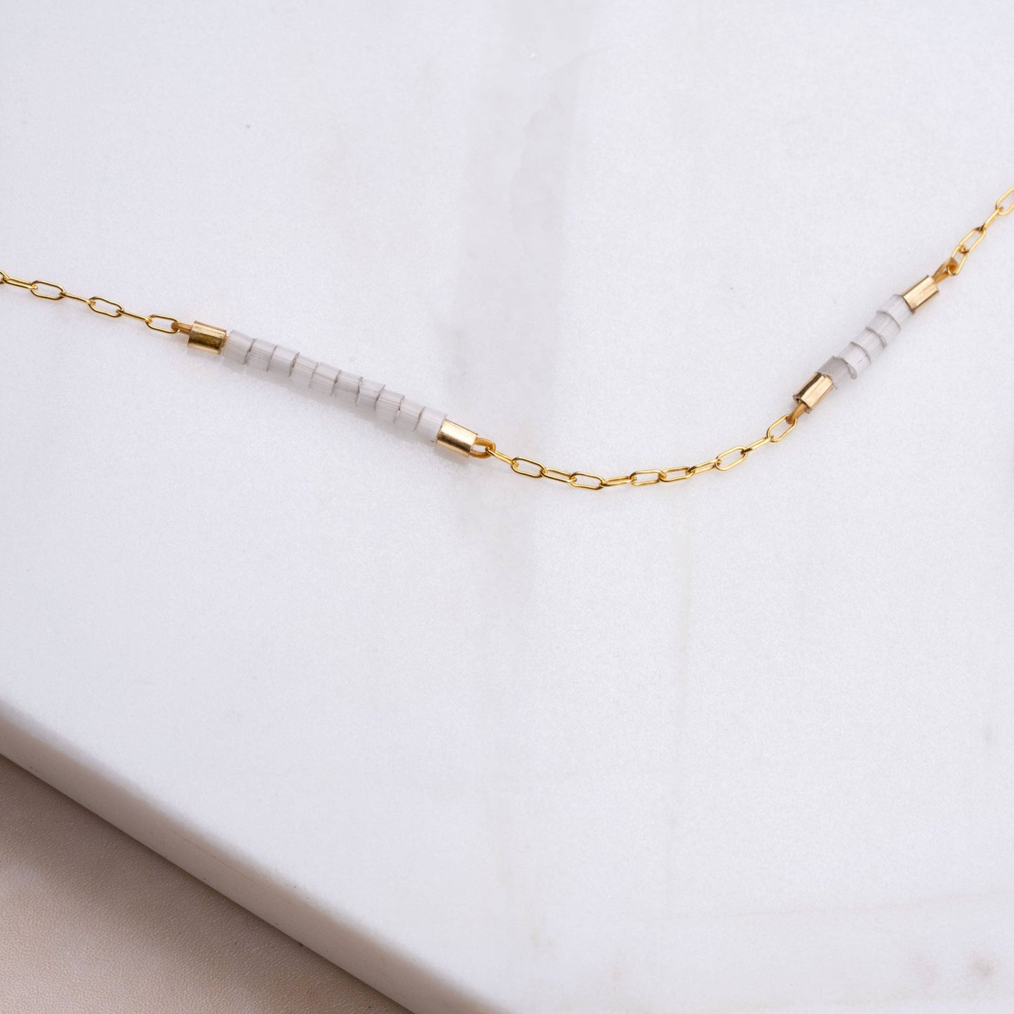 Day Moments Bracelet: Satin Gray / 6.5"