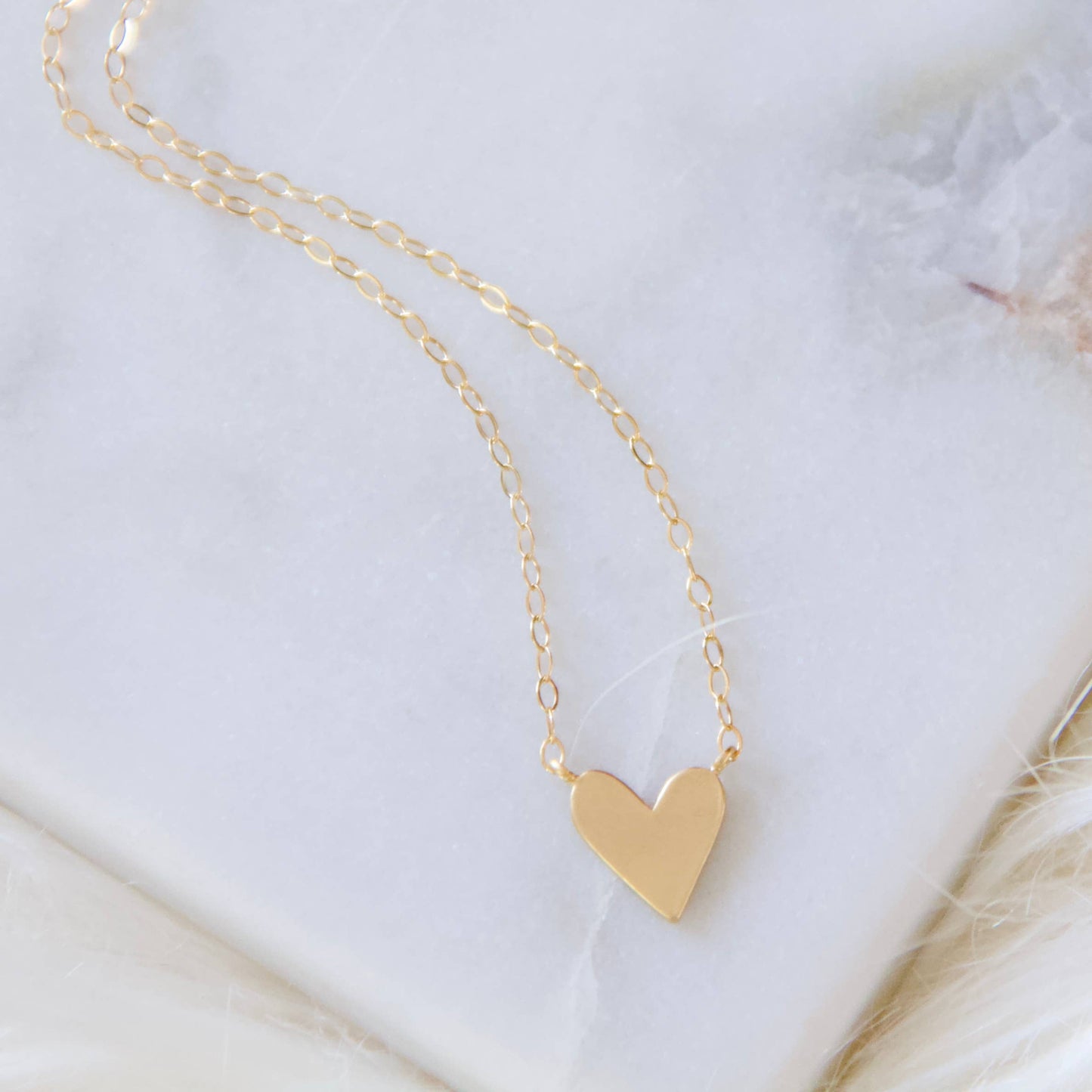 Heart Necklace | Gold