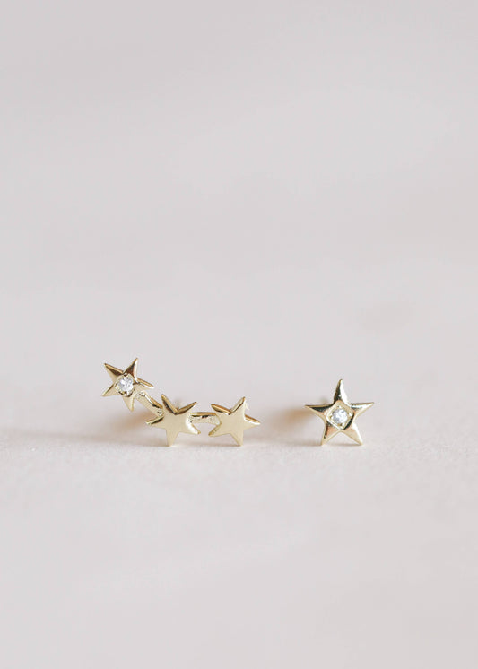 Complements - Star & Constellation - Gold Earrings