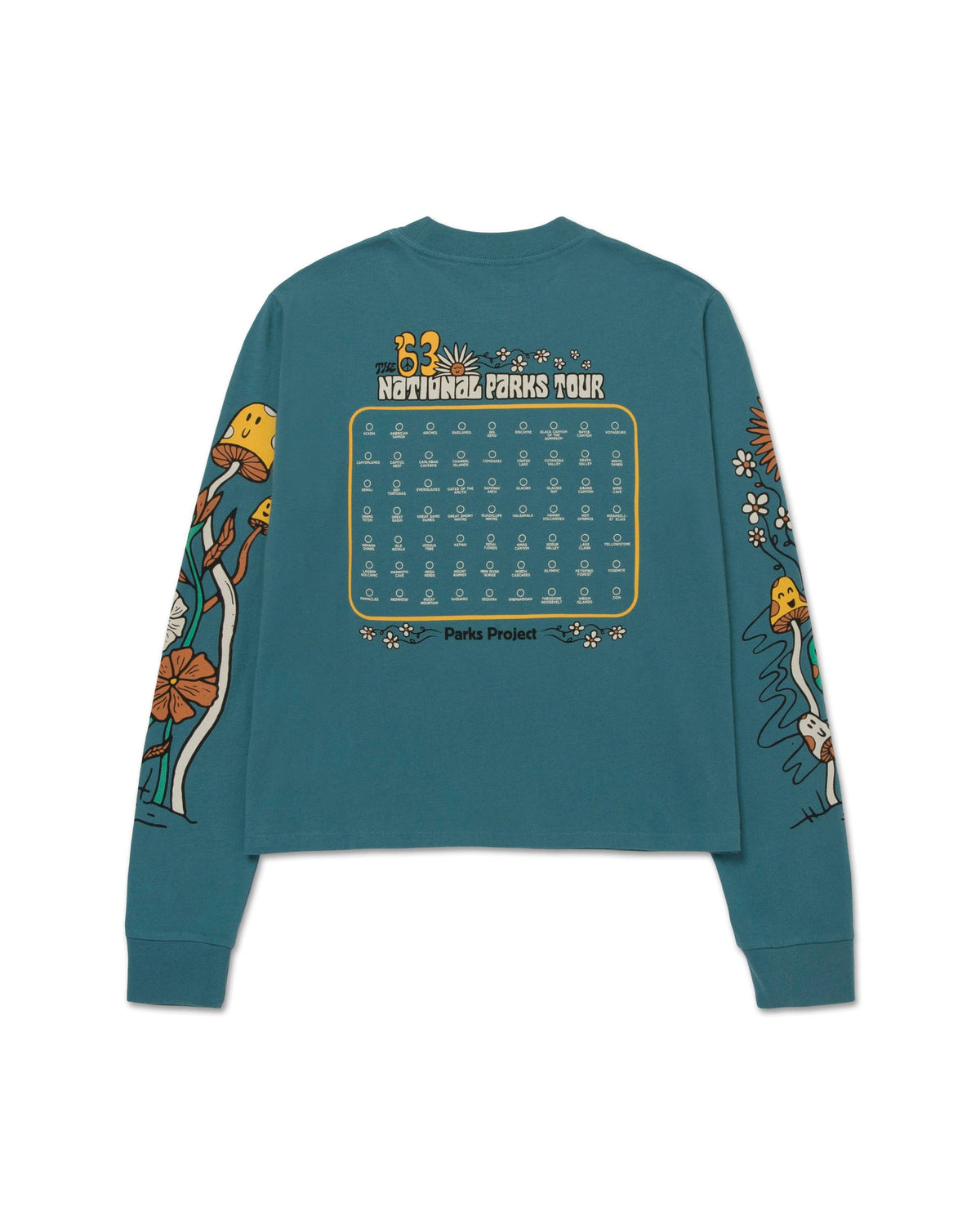 63 National Parks Boxy Long Sleeve Tee