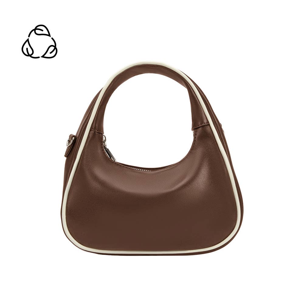 Sarita Chocolate Vegan Top Handle Bag