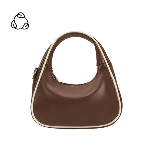 Sarita Chocolate Vegan Top Handle Bag