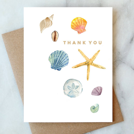 Shells Thank You Card (Abigail Jayne)