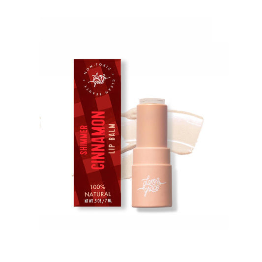 Holiday Shimmer Lip Balm | Cinnamon