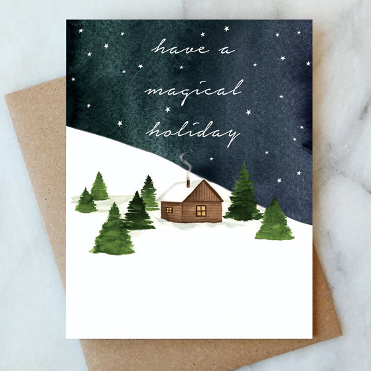 Snowy Cabin Holiday
