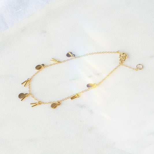 Sequin and Fringe Bracelet