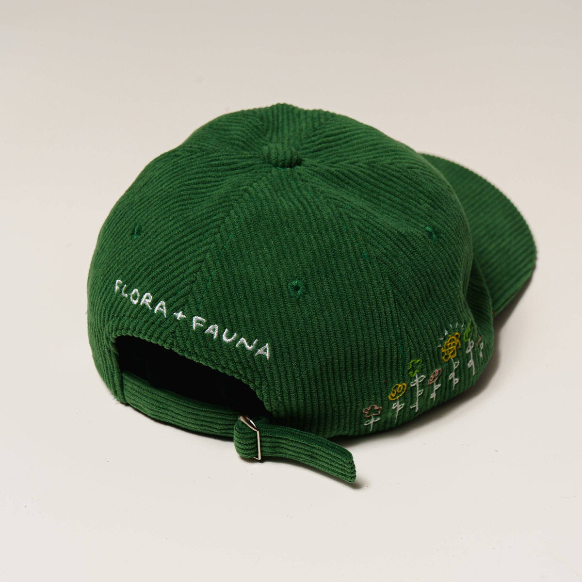 FAUNA: Corduroy baseball cap: Green