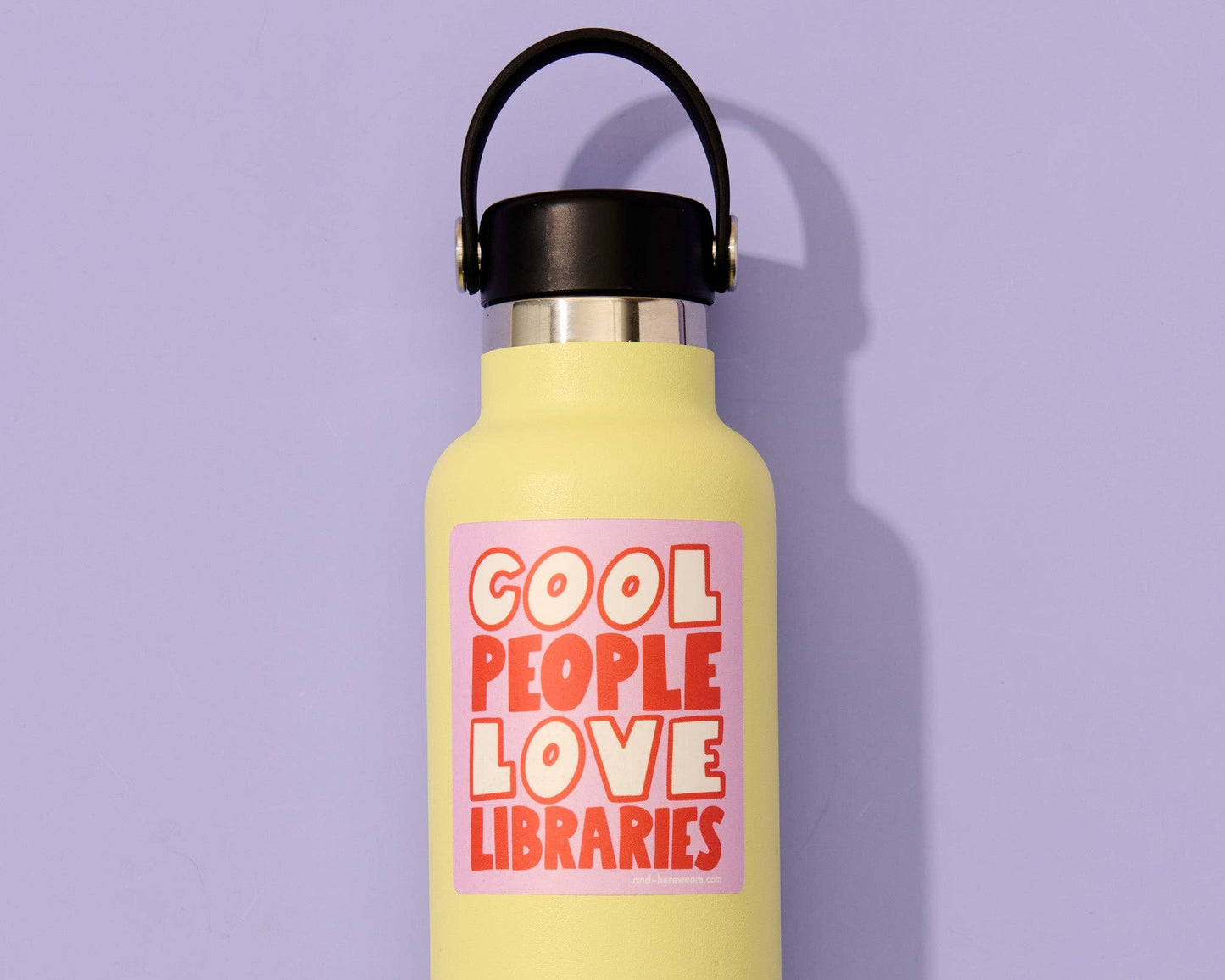 Vinyl Sticker by Your Gal Kiwi | Cool People Love Libraries