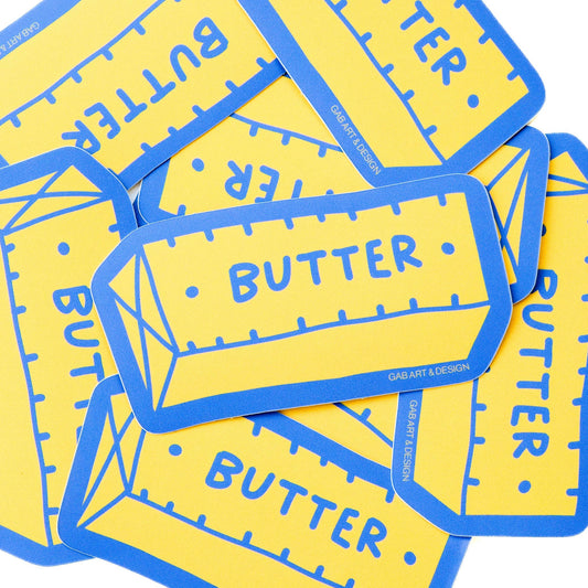 Butter sticker