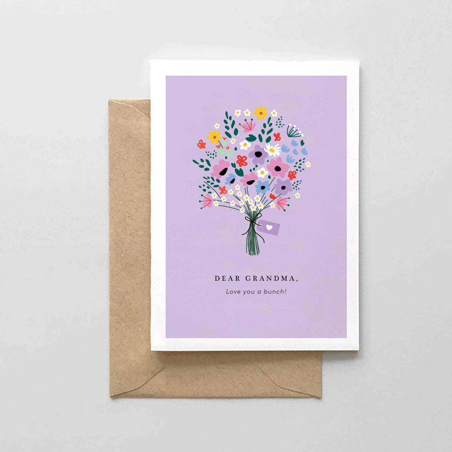 Dear Grandma, Love You a Bunch Mother's Day Card