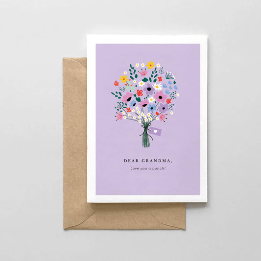 Dear Grandma, Love You a Bunch Mother's Day Card