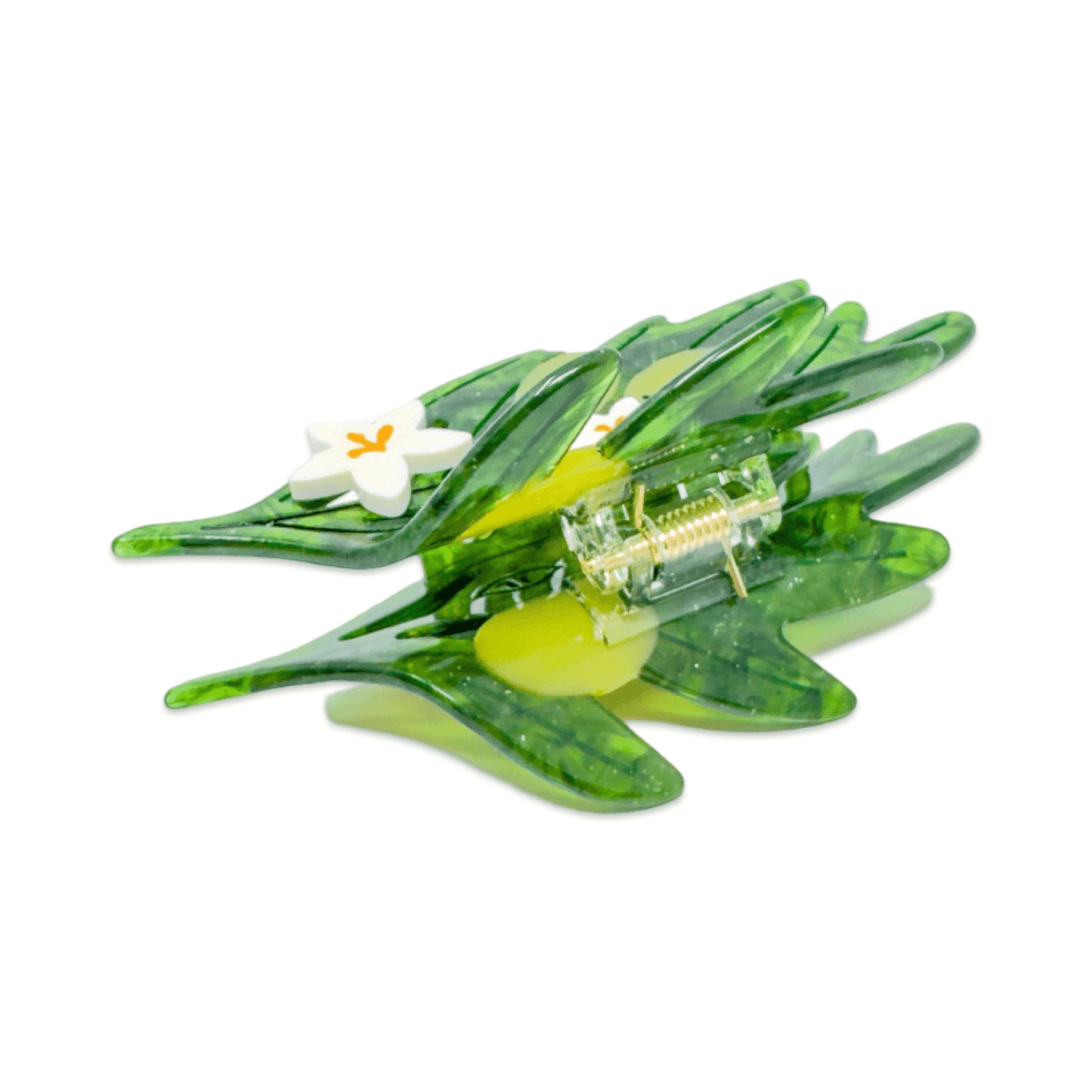 Large Olive Branch Hair Claw Clip