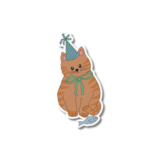 Party Kitty Sticker