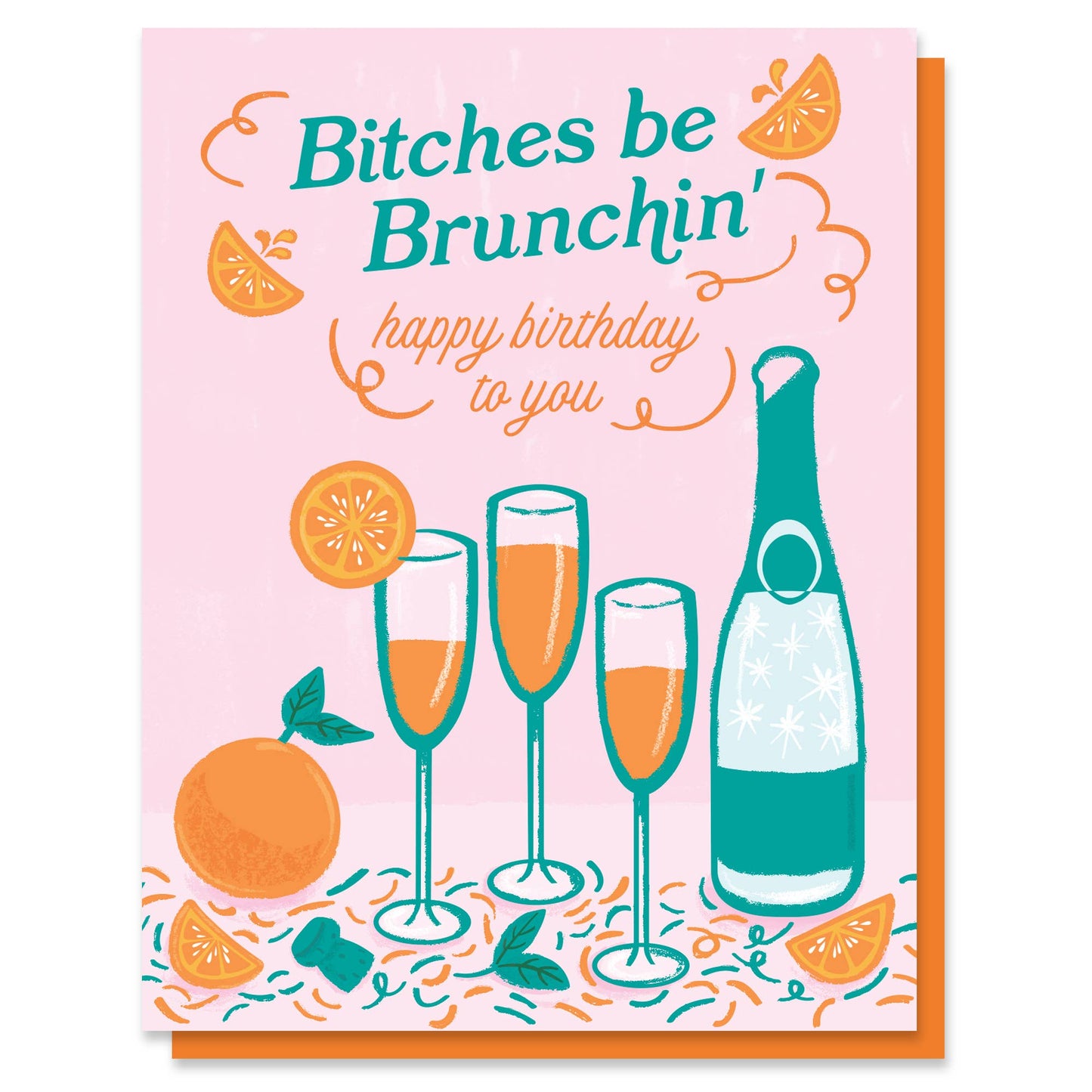 Brunch Humorous Funny Birthday Card