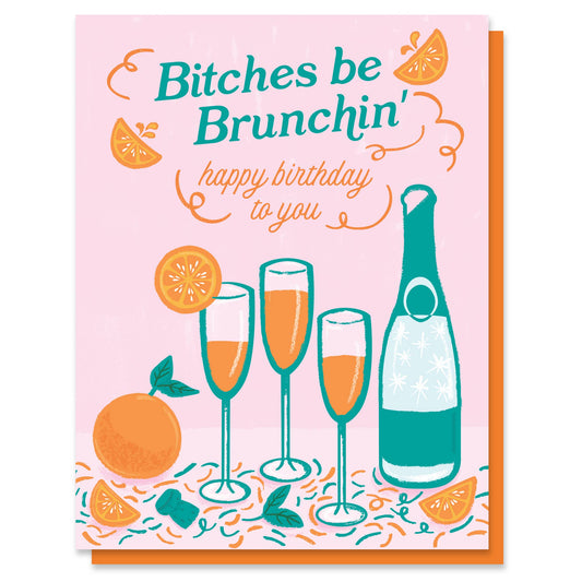 Brunch Humorous Funny Birthday Card